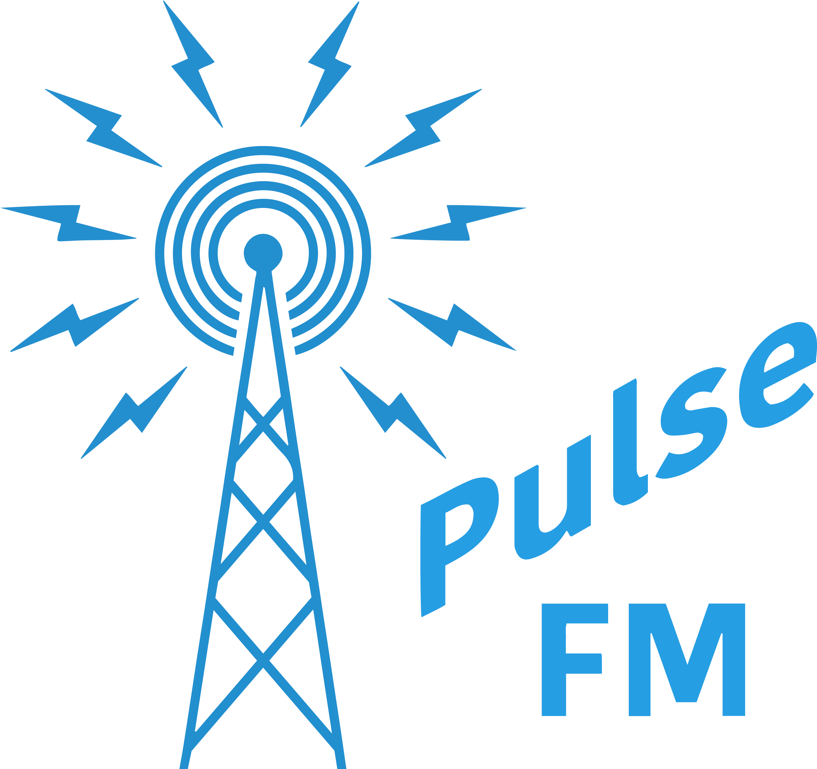 Pulse Fm Tasmania Logo - Conspiracy Radio Clipart (3263x3133), Png Download