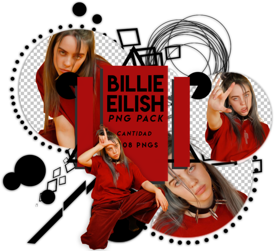 Billieelish Sticker - Pack Billie Eilish Deviantart Clipart (1024x875), Png Download