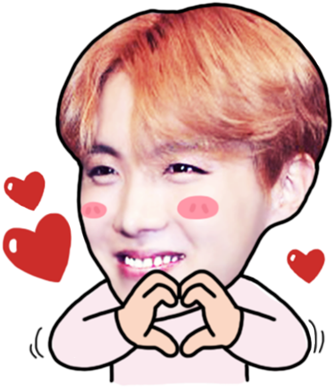Bts Jhope Hope Hoseok - Bts Jhope Drawing Clipart (658x766), Png Download