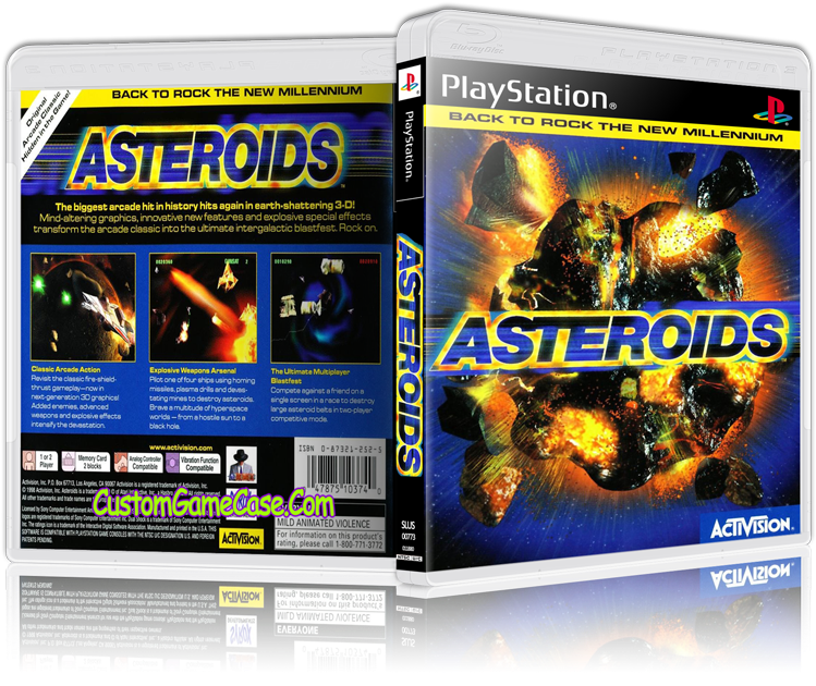 Sony Playstation 1 Psx Ps1 - Asteroids Game Boy Color Clipart (800x631), Png Download