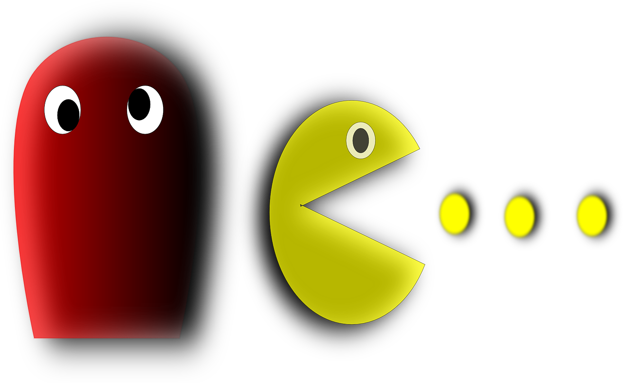 Pac-man Video Games Arcade Game Asteroids - Pac-man Clipart (1218x750), Png Download
