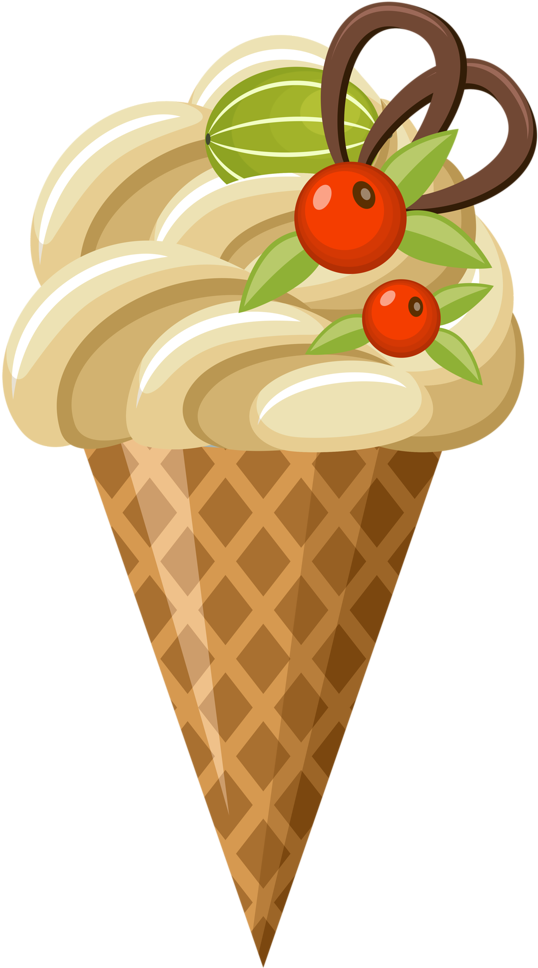 Фото, Автор Soloveika На Яндекс - Ice Cream Cone Png Clipart (656x1024), Png Download