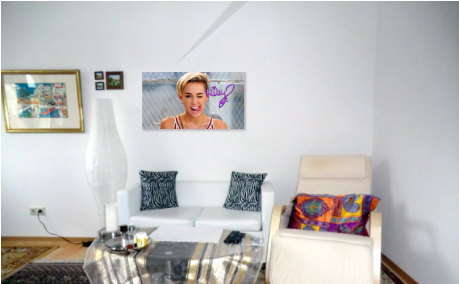 Miley Cyrus - Coffee Table Clipart (572x572), Png Download