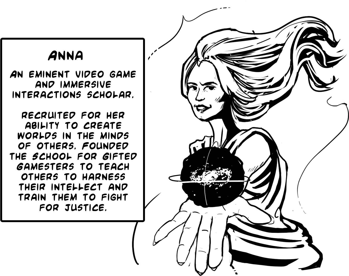 Anna - Cartoon Clipart (2762x1267), Png Download