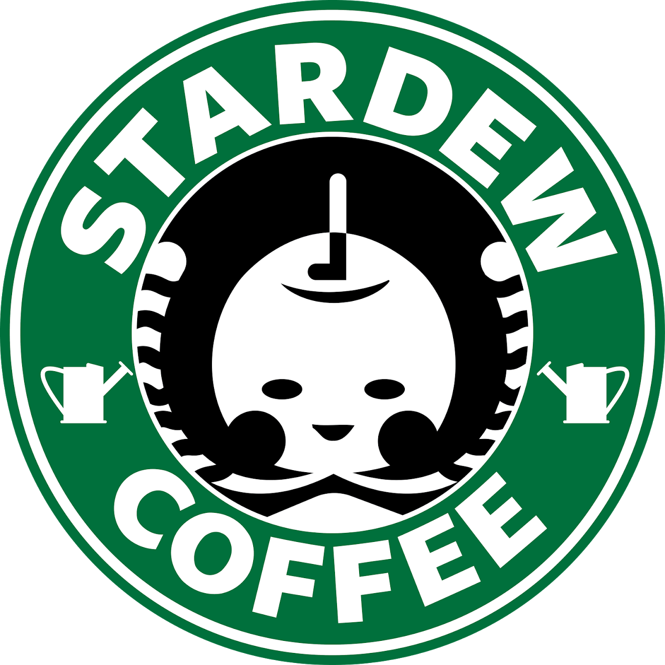 Stardew Coffee - Sticker Starbucks Clipart (1324x1324), Png Download