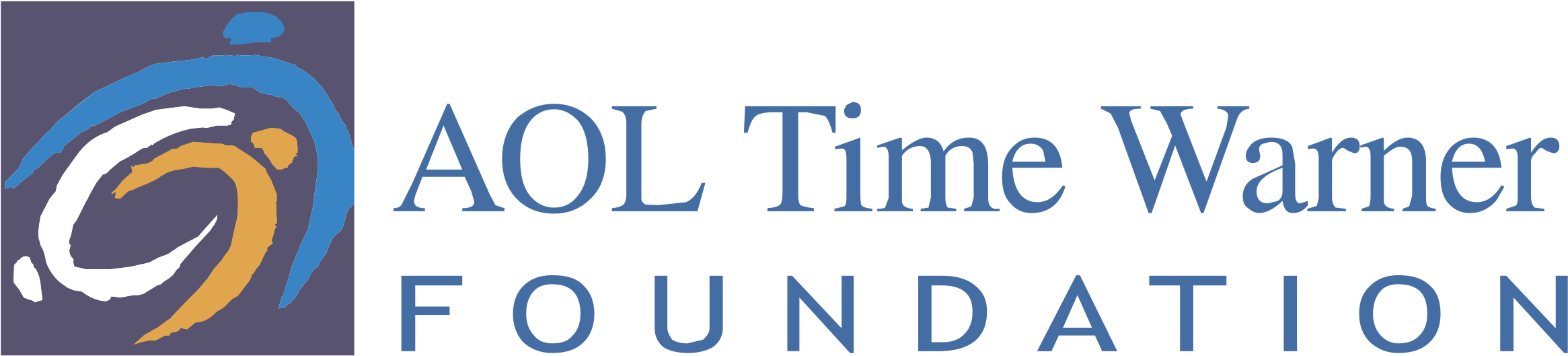 Aol Time Warner Foundation Logo Png Transparent - Aol Time Warner Company Logo Clipart (2400x2400), Png Download
