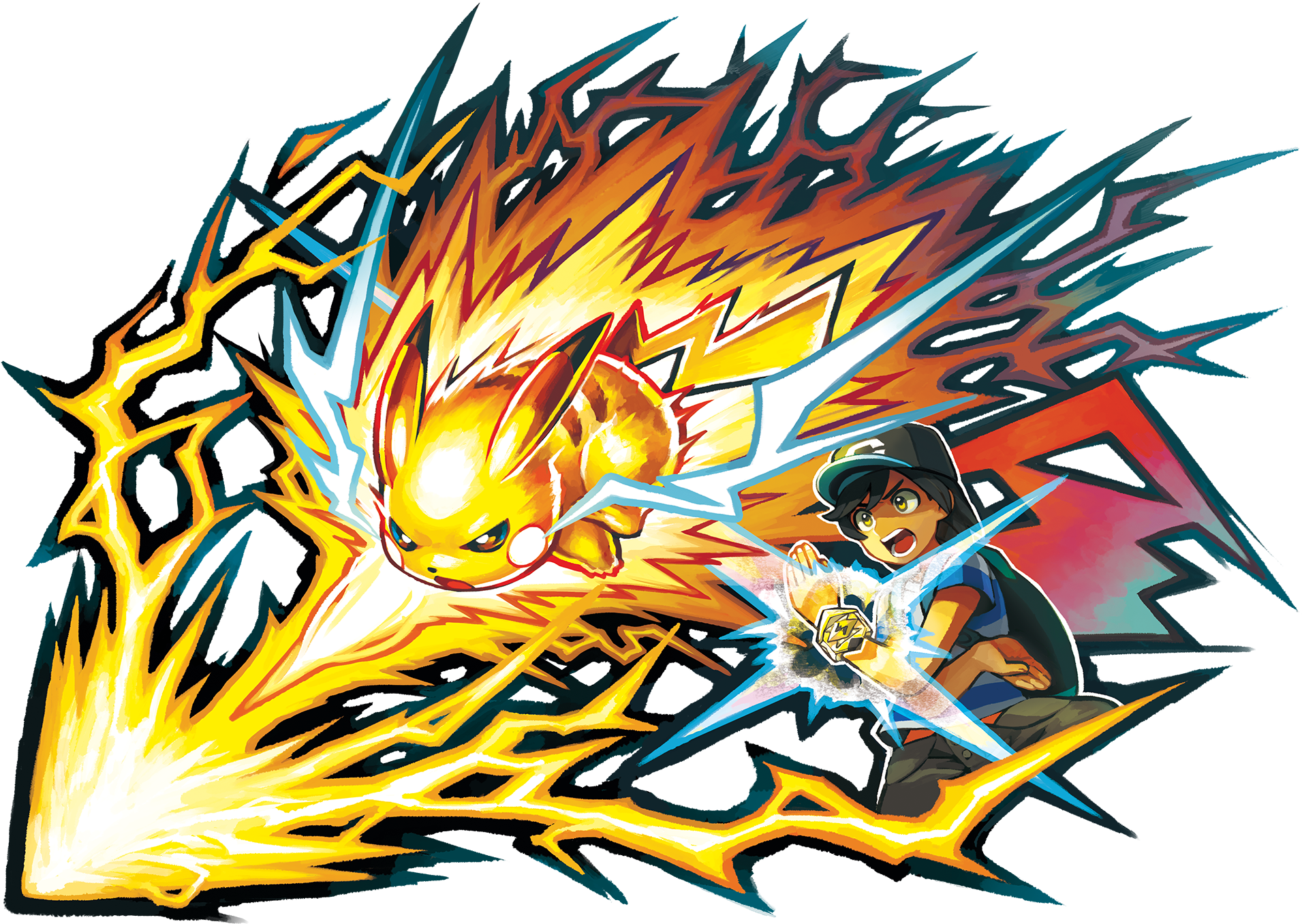 Z Moves Are A New Element That Has Been Introduced - Pokemon Z Moves Clipart (2000x1414), Png Download