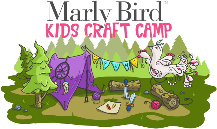 Marly Bird™ Kids Craft Camp - Illustration Clipart (750x515), Png Download