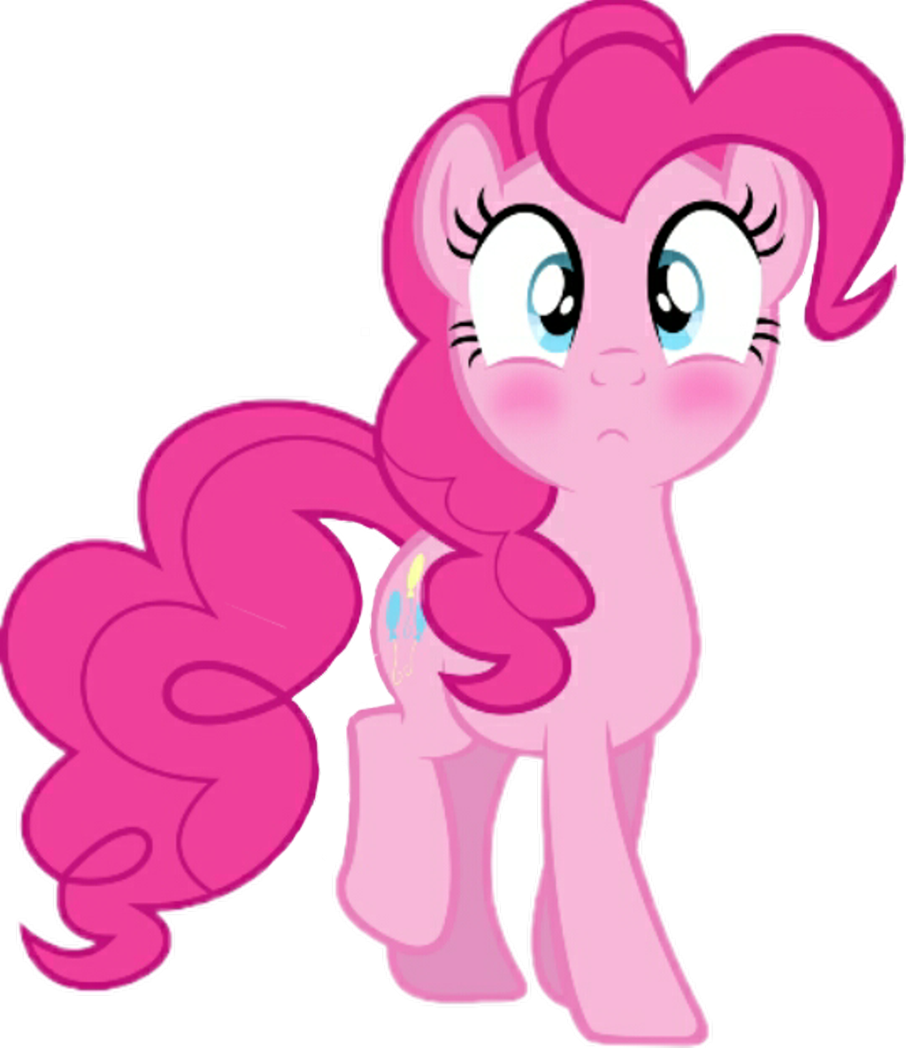 #pinkiepie #mlp #blushing Clipart (1024x1184), Png Download