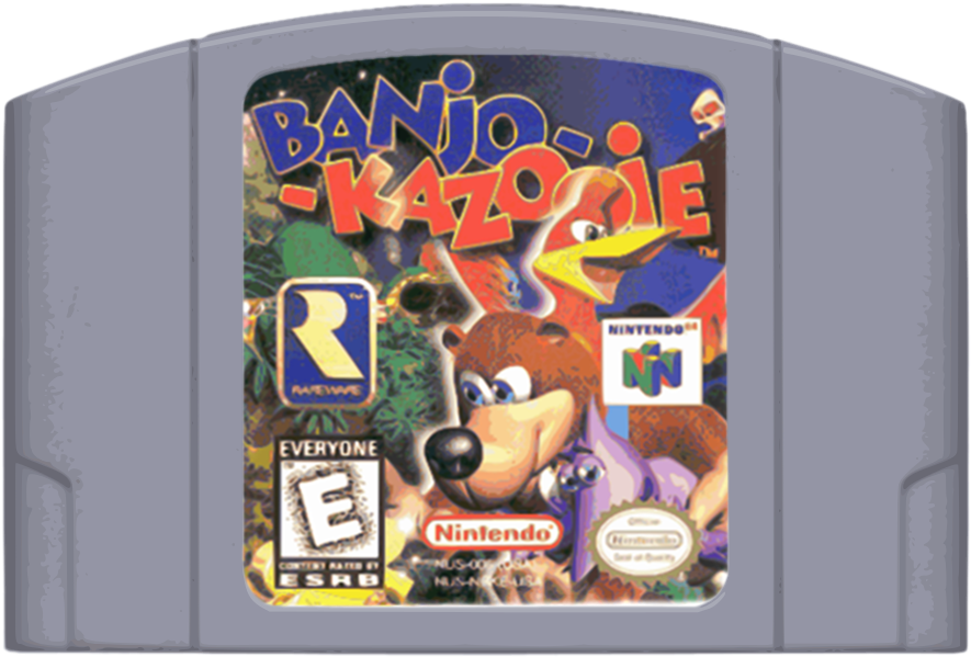 Here's A Mockup Of What My Layout Will Be Using, Just - Banjo Kazooie N64 Label Clipart (889x609), Png Download