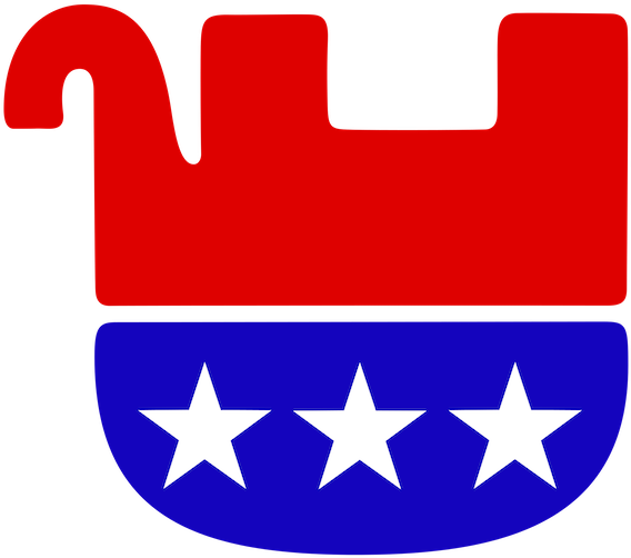 Republican Logo Png - Republican Party Symbol Clipart (600x521), Png Download
