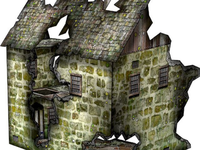 Ruin Clipart Ruins - House - Png Download (640x480), Png Download