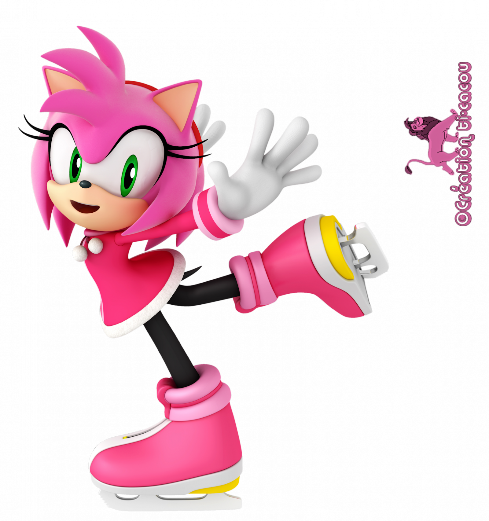 Amy Rose Images Amy Hd Wallpaper And Background Photos - Mario And Sonic At The Olympic Games Cream Clipart (1600x1705), Png Download