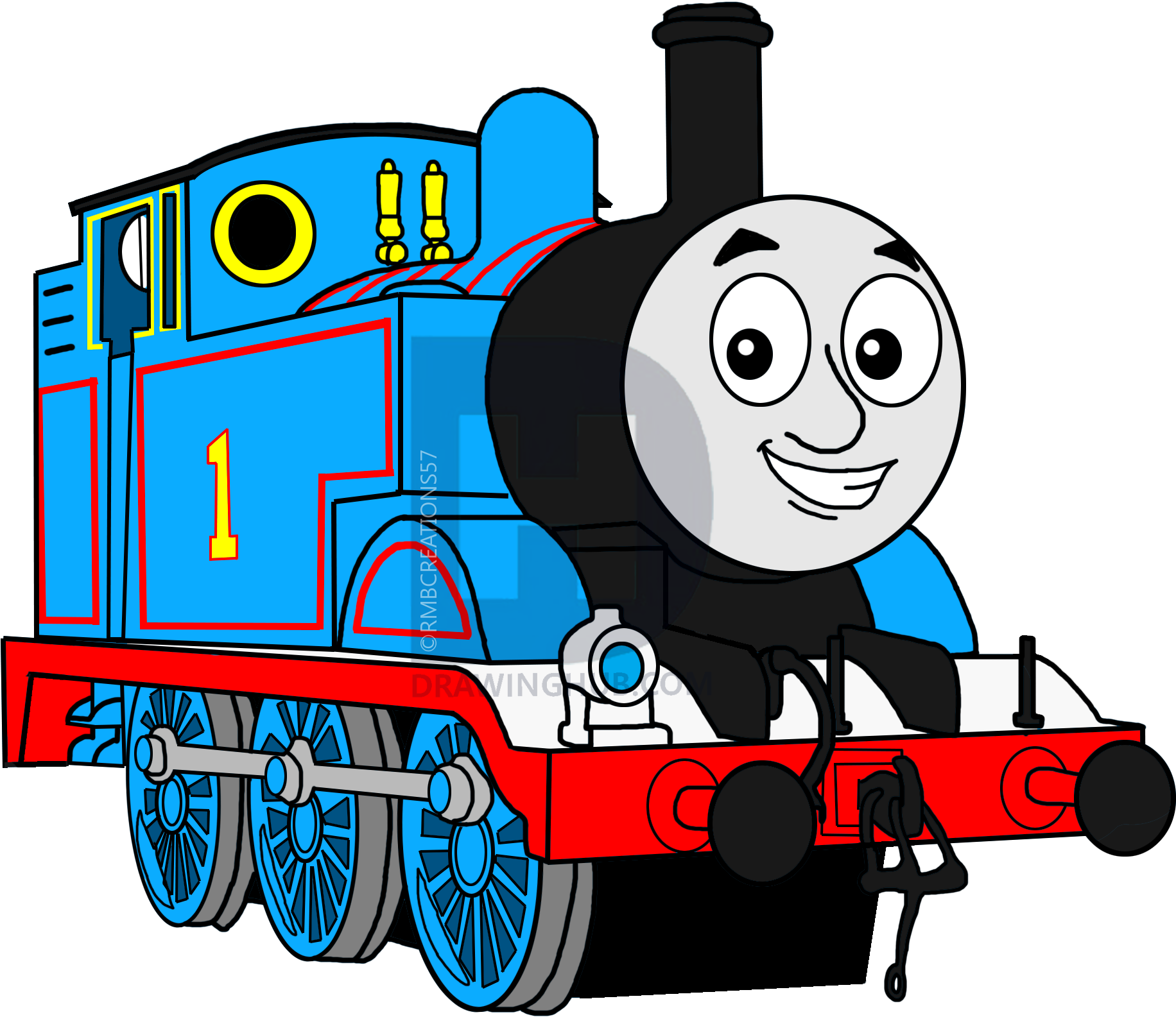 Thomas The Tank Engine Clipart - Large Size Png Image - PikPng.