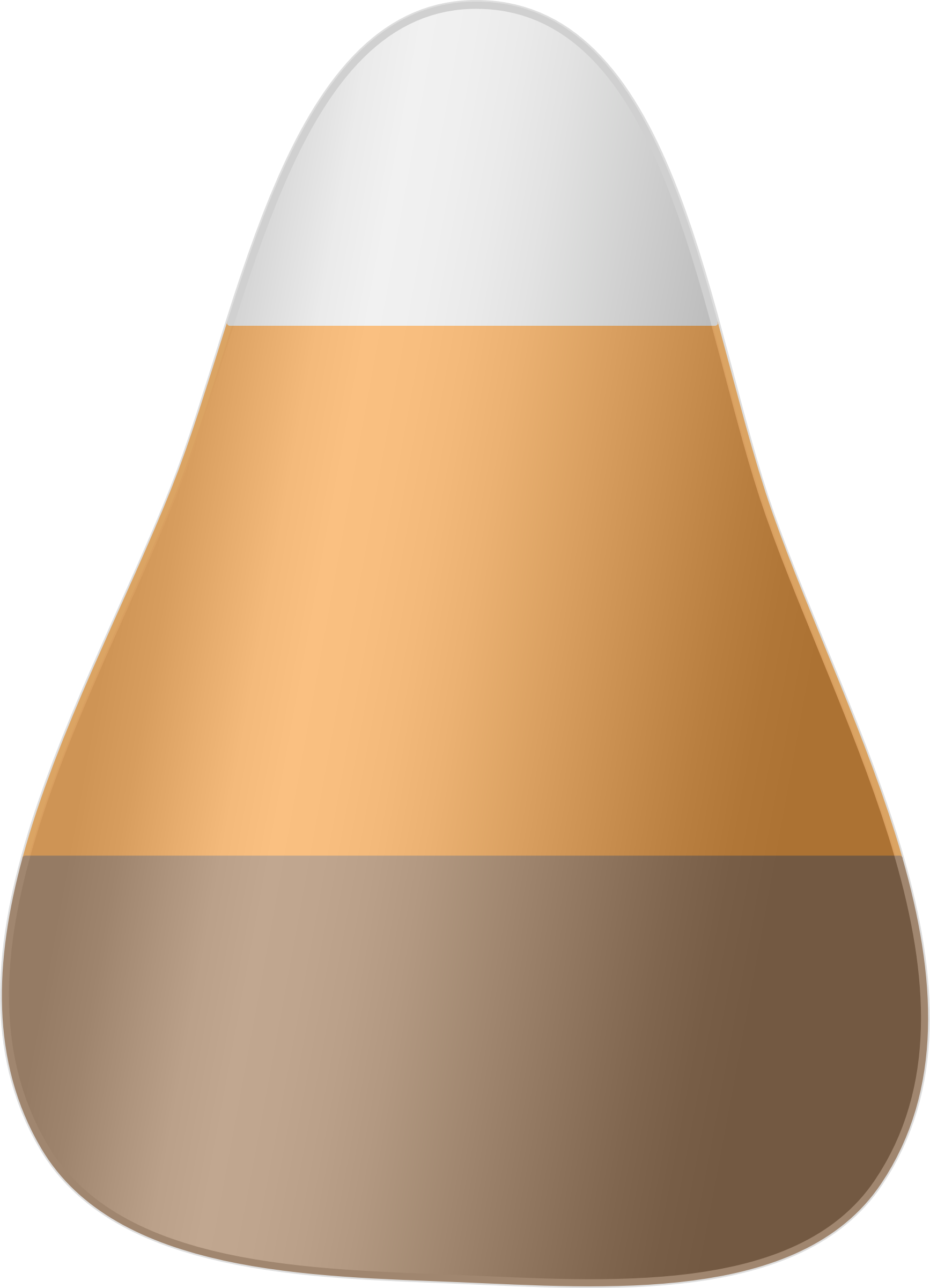 This Free Icons Png Design Of Candy Corn 03 - Brown Candy Corn Clipart Transparent Png (1734x2400), Png Download