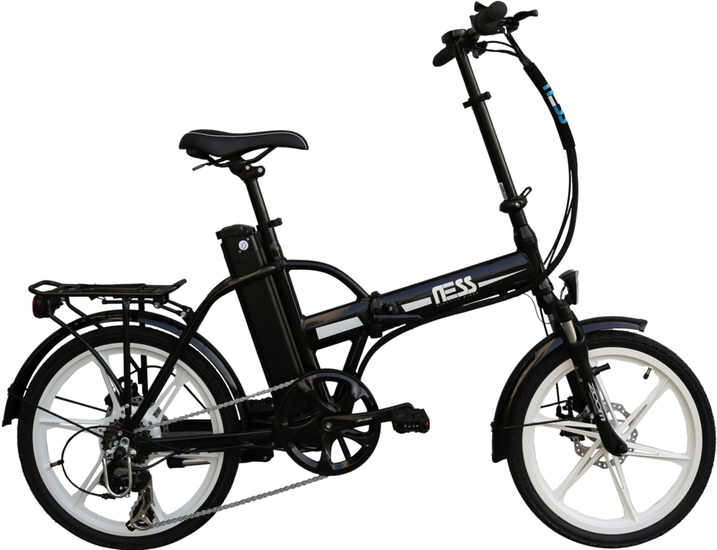 Ness Rua Folding Electric Bike, Electric Bike, Ness, - Electric Bike Israel Clipart (1011x776), Png Download