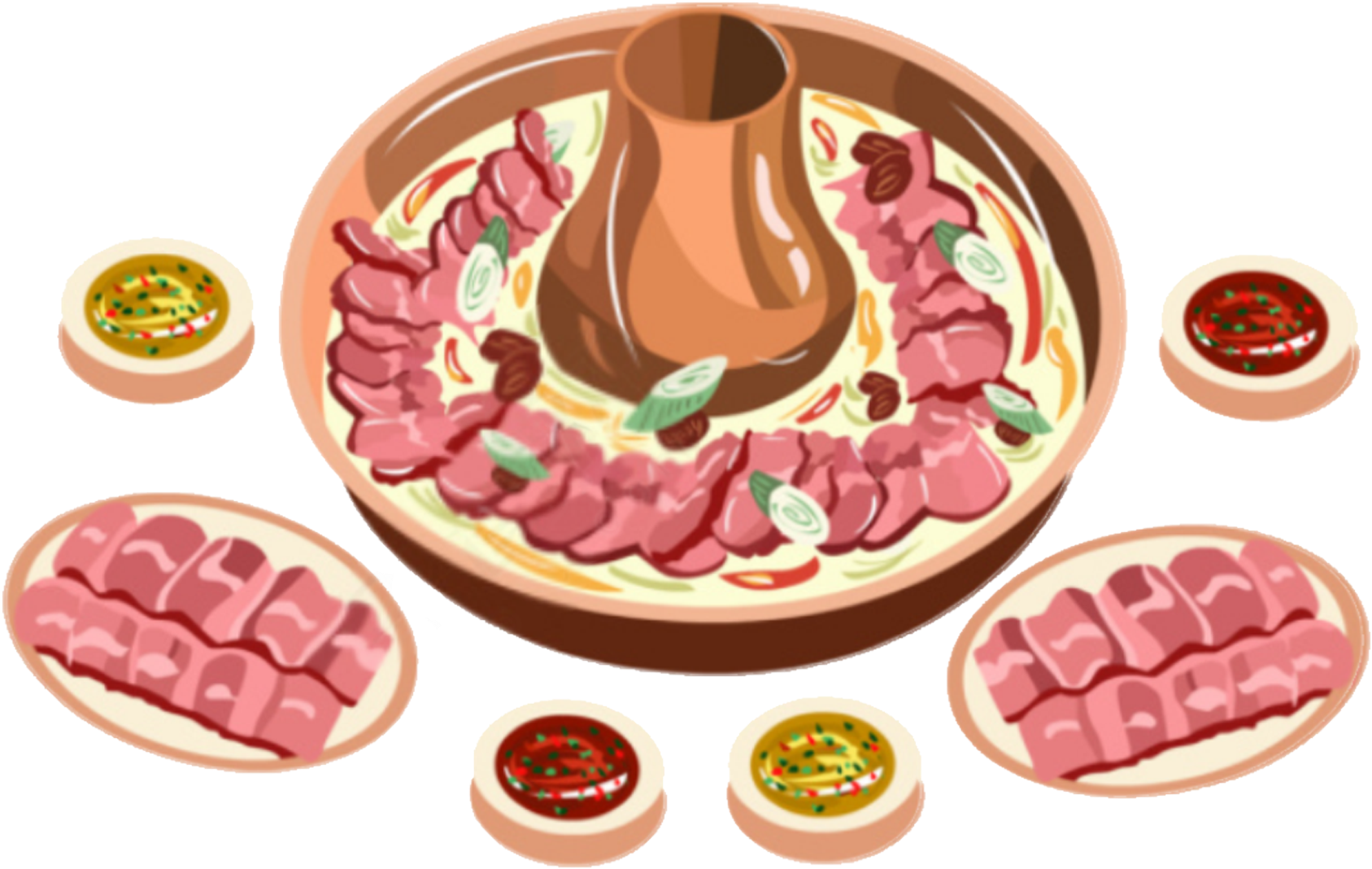 Hot Pot Gourmet Food Winter Png And Psd Clipart (2000x2000), Png Download