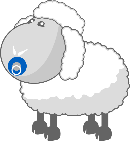Small - Sheep Clip Art - Png Download (552x599), Png Download