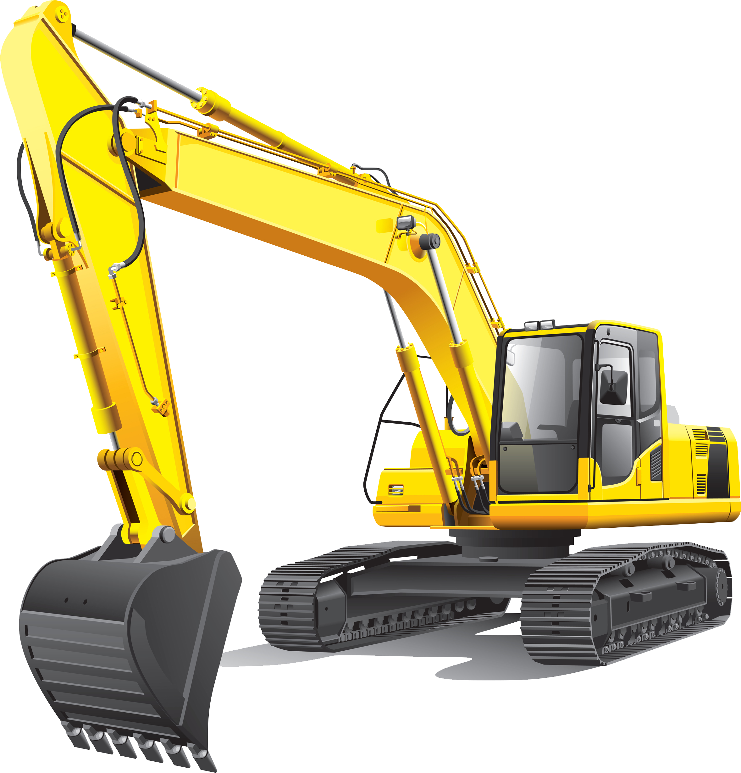 Excavator Best Png Clipart Free Icons And Transparent Png (2357x2458), Png Download