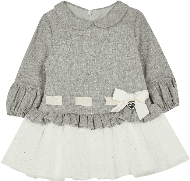 Gray Sparkly Tutu Dress Clipart (700x700), Png Download
