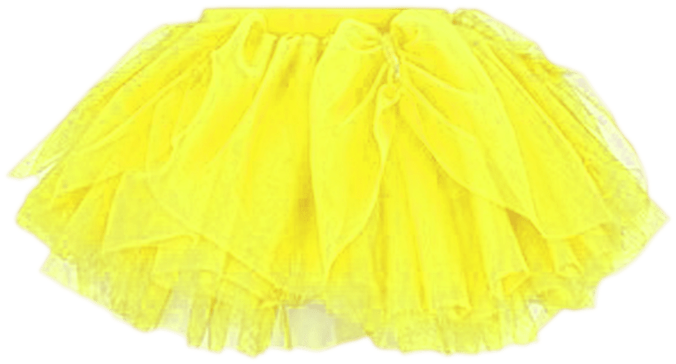 Lemon Tutu - Skirt Clipart (1000x1000), Png Download