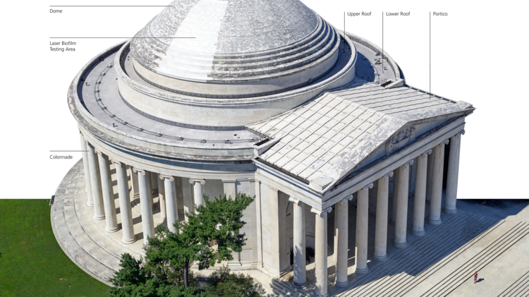 The Thomas Jefferson Memorial Is About To Undergo A Clipart (750x421), Png Download