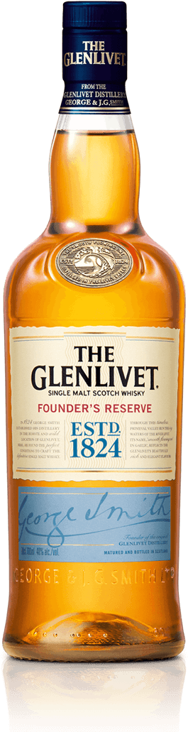 Taste - Glenlivet Founder's Reserve Clipart (320x1030), Png Download