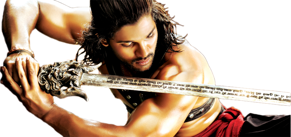 Fanz Workz - Allu Arjun In Badrinath Clipart (1000x471), Png Download