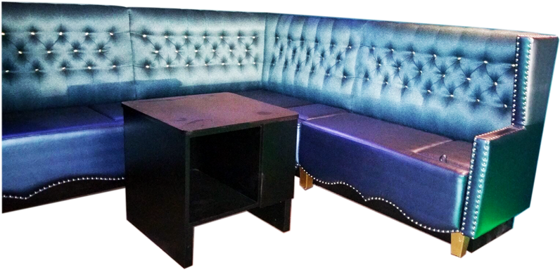 Restaurant Banquette Seating Furniture - Studio Couch Clipart (800x467), Png Download