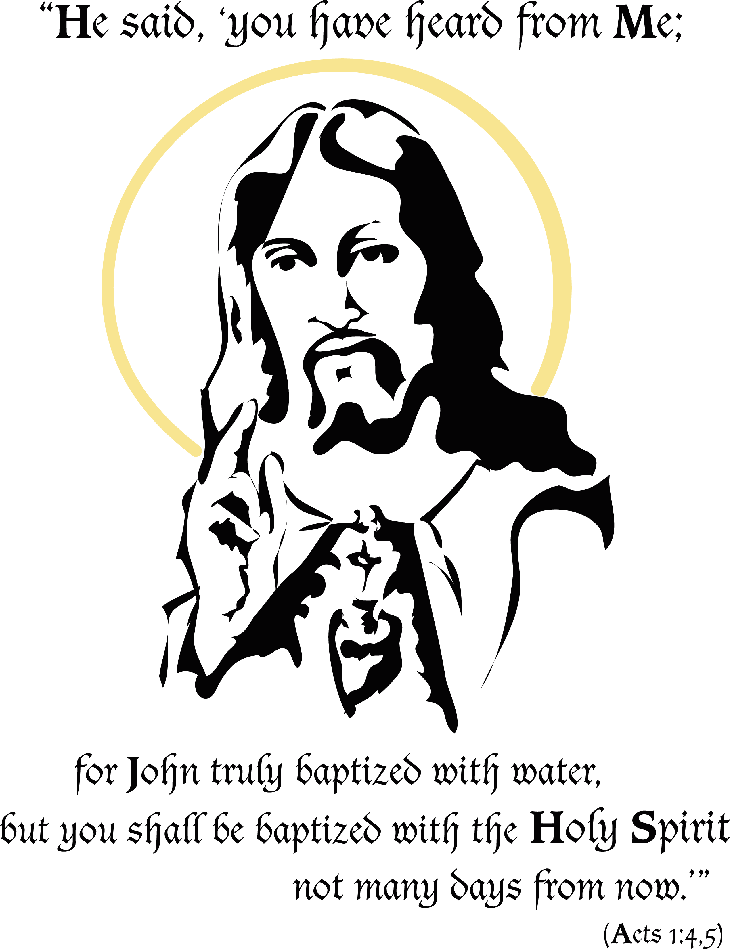 Gods Clipart Our Father - Jesus Is Not The Holy Spirit - Png Download (2542x3300), Png Download