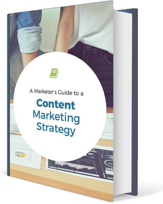A Marketer's Guide To A Content Marketing Strategy - Banner Clipart (675x875), Png Download