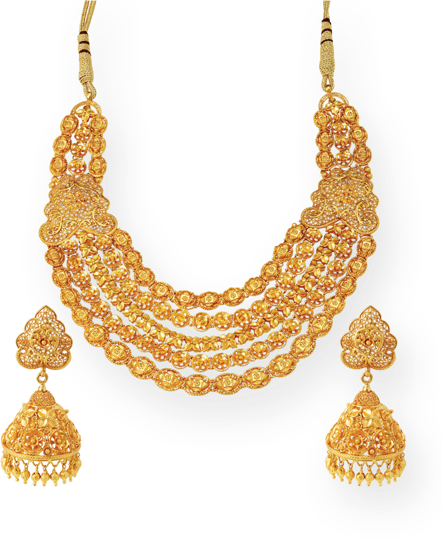 5139162bhaba00 - Tanishq - Necklace Clipart (904x1090), Png Download