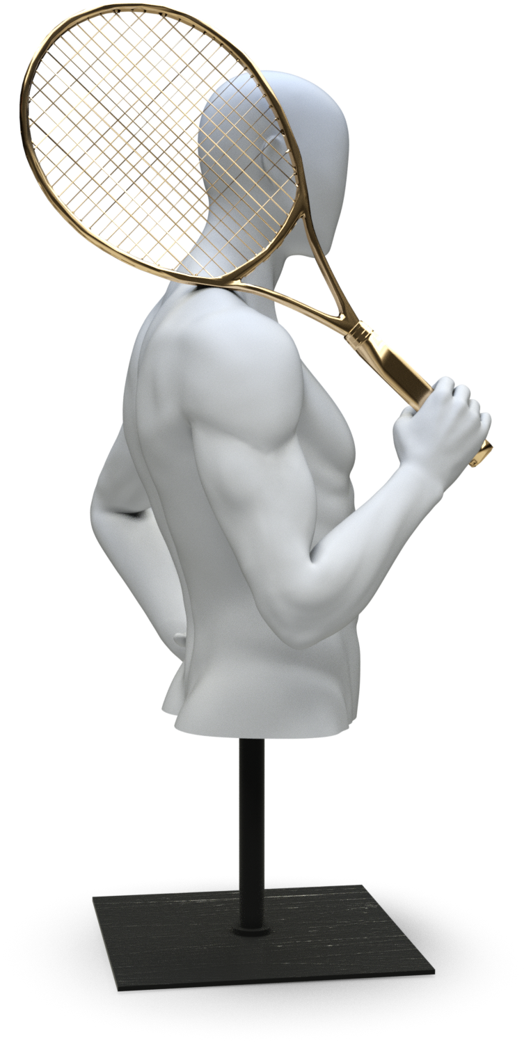 Cool Gray 3c Matt - Tennis Player Clipart (1500x1500), Png Download