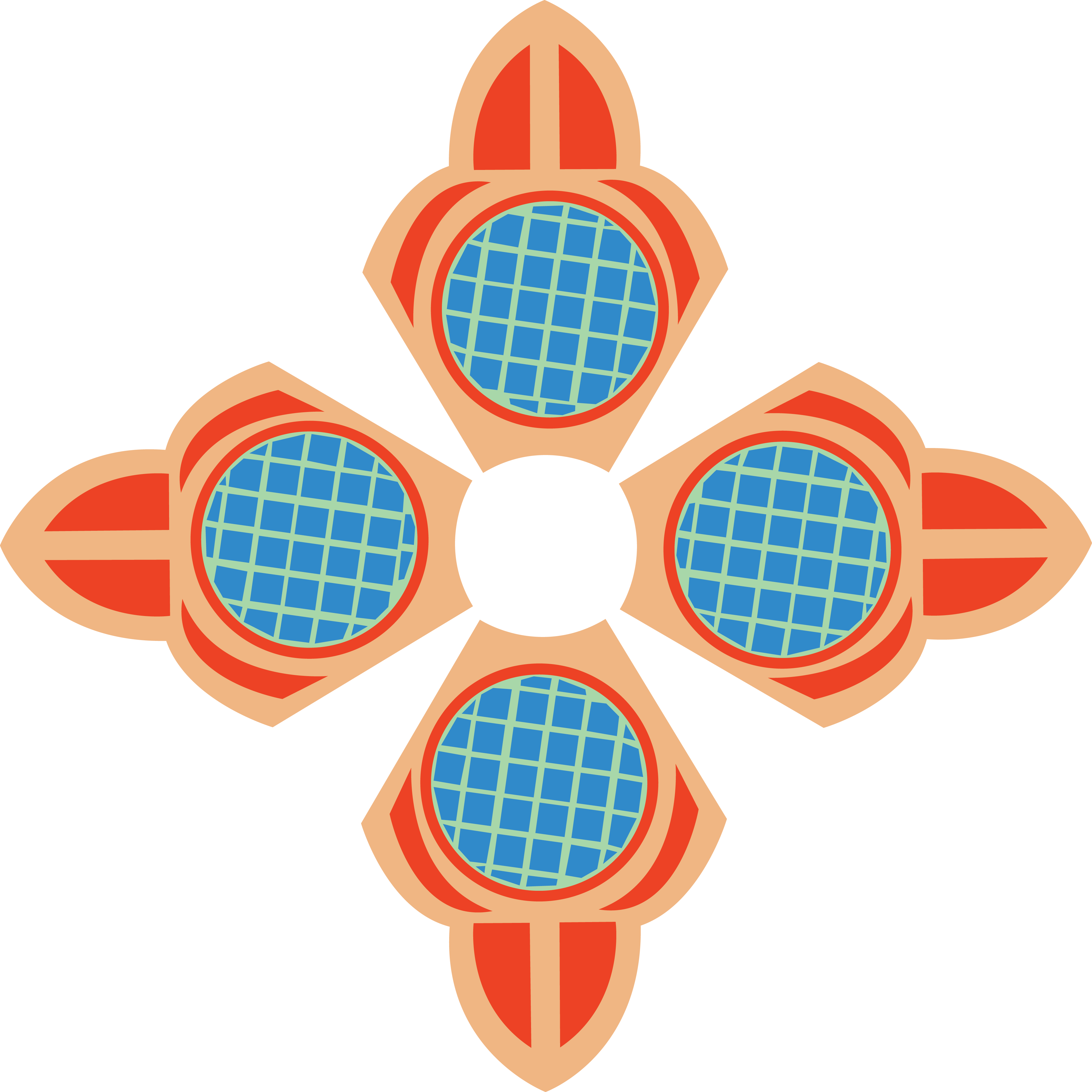 Flower Pattern Clipart (3907x3907), Png Download