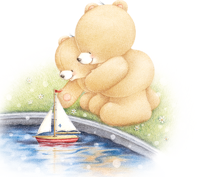 Forever Friend Bear Clipart (654x579), Png Download