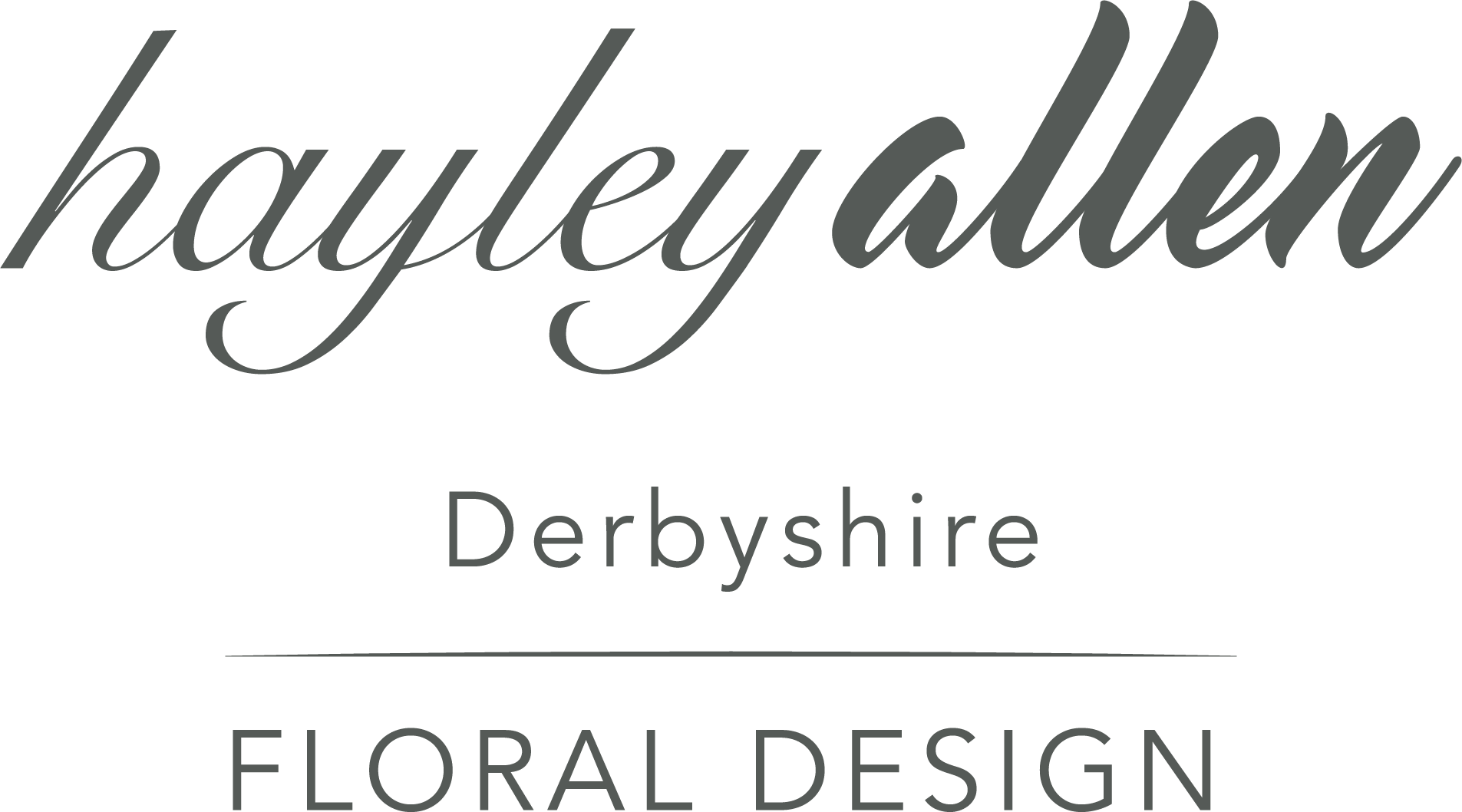 Hayley Allen Floral Design - Calligraphy Clipart (1905x1058), Png Download