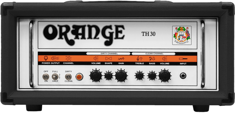 Orange Th30 Thunder 30 Black - Orange Th30 Clipart (1030x568), Png Download