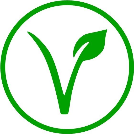 "a Guide For Thriving On A Vegan Diet" - Vegan Symbol Clipart (659x701), Png Download