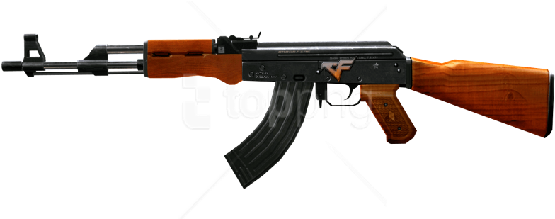 Free Png Download Wooden Ak-47 Png Images Background Clipart (850x479), Png Download