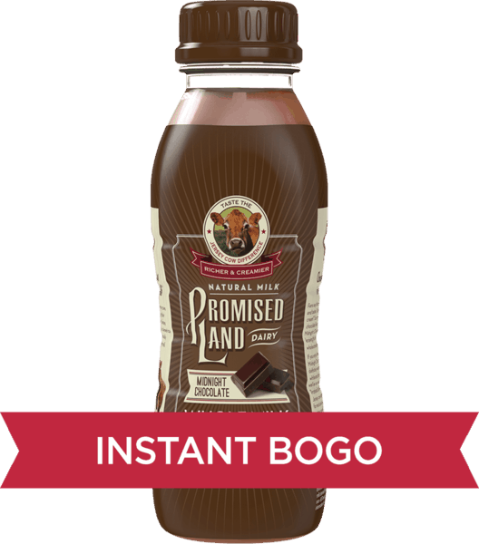 Promised Land® Dairy Milk Offer Clipart (528x600), Png Download