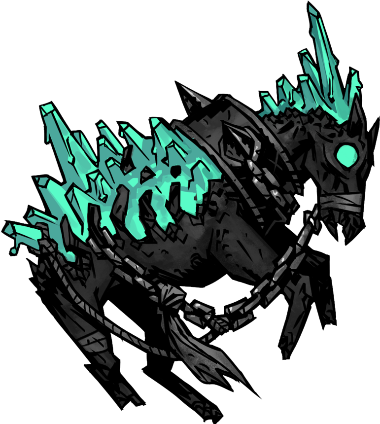 Horse Plow Png - - Darkest Dungeon The Color Of Madness Monsters Clipart (778x861), Png Download