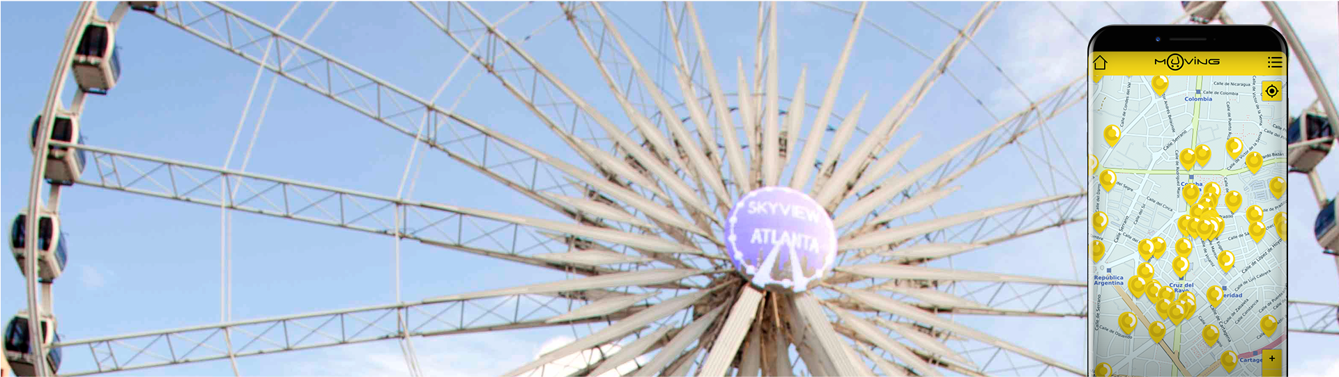 Ferris Wheel Clipart (1920x712), Png Download