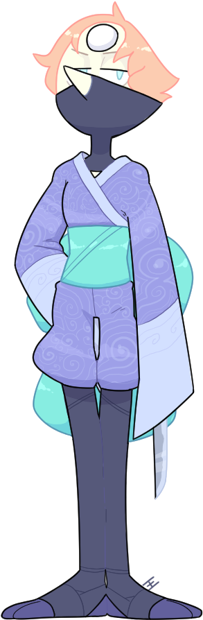 Steven Universe Pinterest And - Steven Universe Gemsona Ninja Clipart (560x1005), Png Download