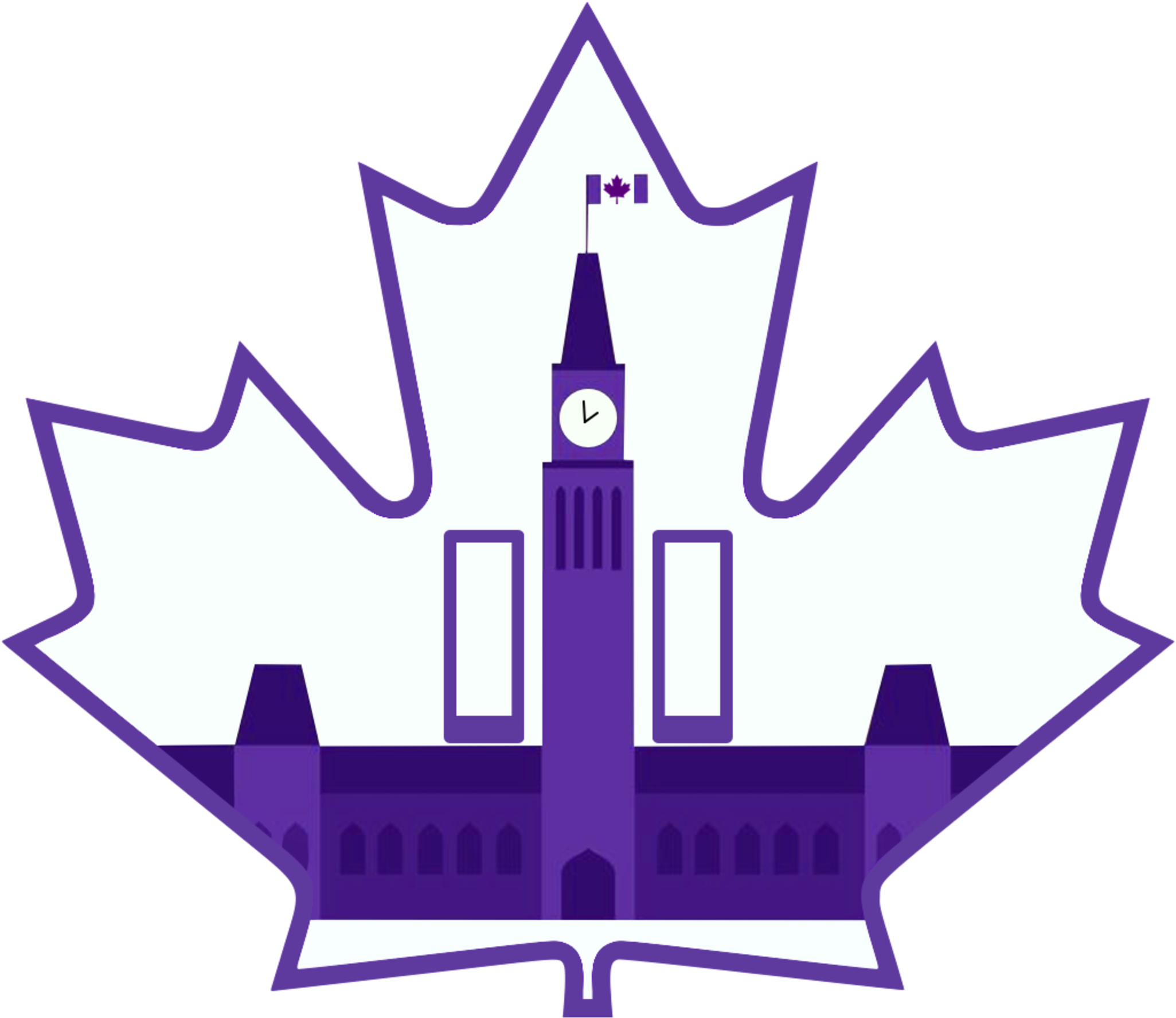 Canada Maple Leaf Outline Clipart (2160x2160), Png Download