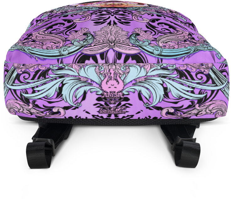 Pastel Goth Backpack Clipart (1000x1000), Png Download