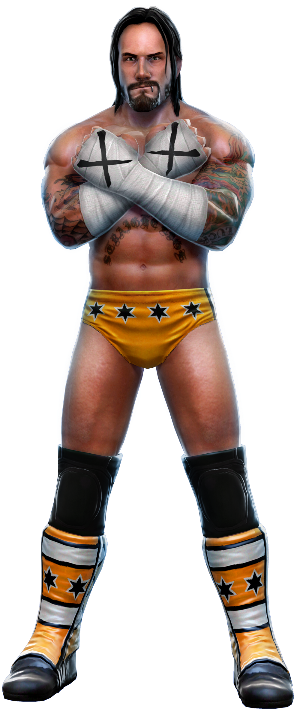 Wwe All Stars Wiki - Cm Punk Wwe Attire Clipart (1837x2750), Png Download