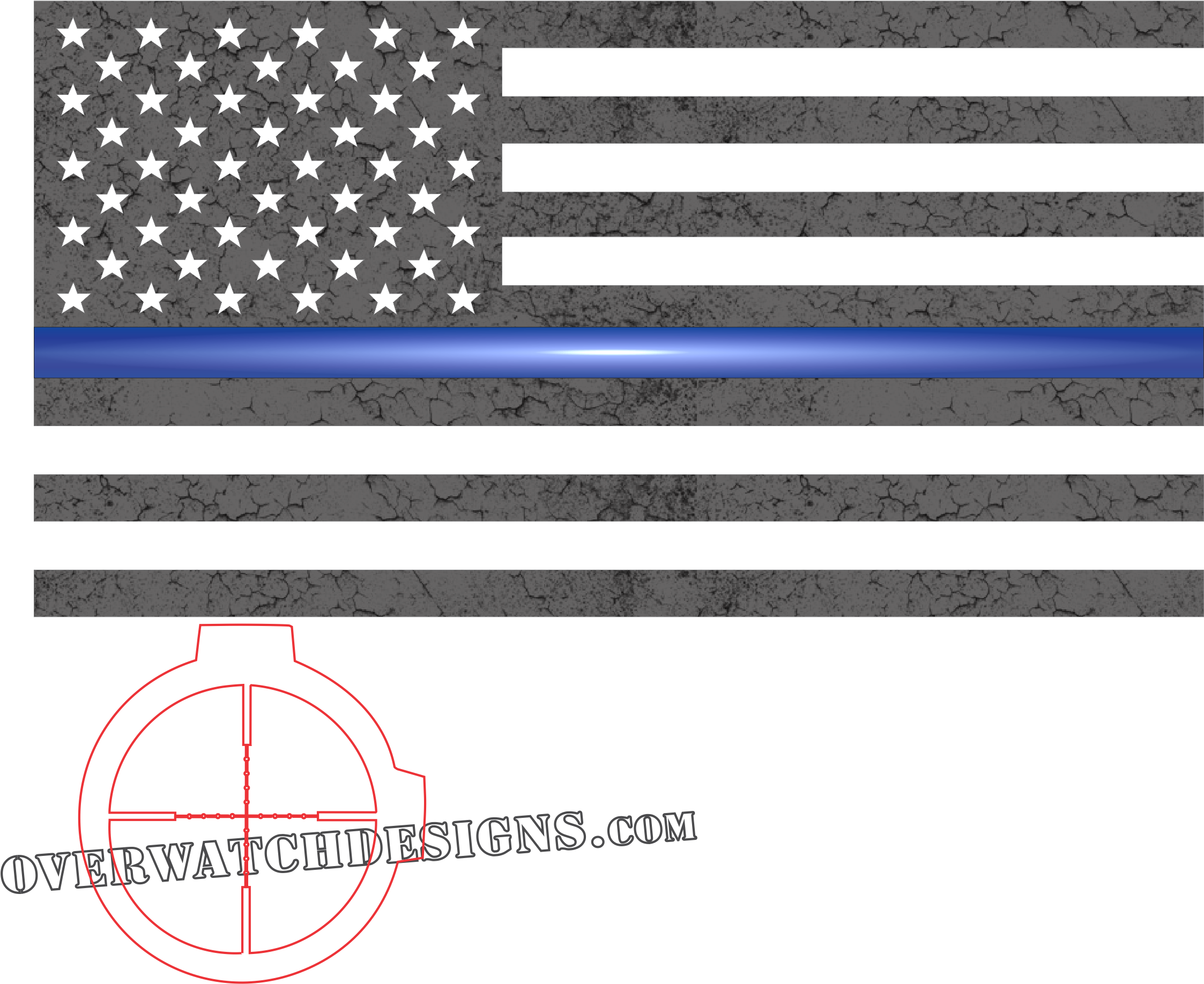 Thin Blue Line SVG