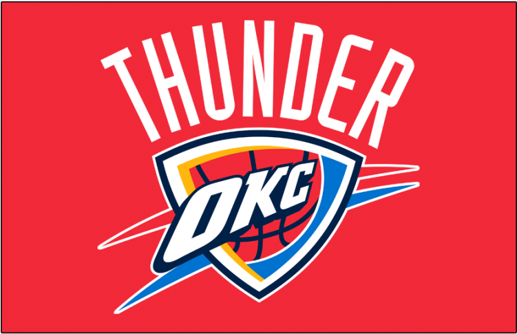 Oklahoma City Thunder Logos Iron On Stickers And Peel-off - Oklahoma City Thunder Clipart (750x930), Png Download