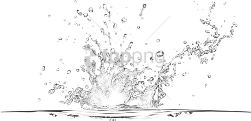 Free Png Download White Water Splash Png Png Images - White Water Splash Png Clipart (850x410), Png Download
