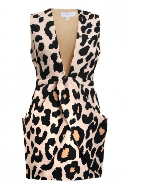 Alesha Dixon Dress Finders Keepers Paperships Dress - Animal Print Dress Png Clipart (600x600), Png Download